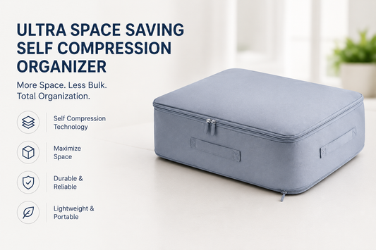 Ultra Space Saving Self Compression Organizer