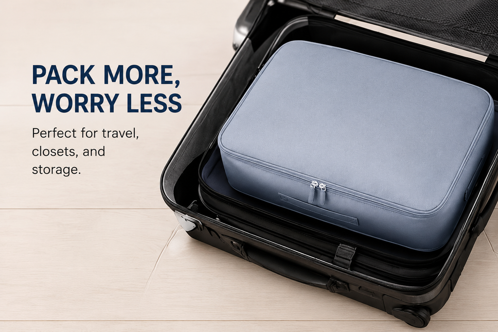 Ultra Space Saving Self Compression Organizer